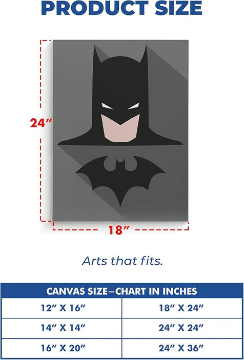 Batman Wall Canvas Set of 1 - for just $28.99! 