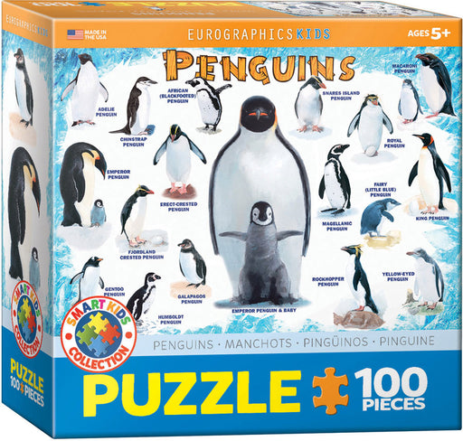 Puzzle: Educational Charts for Kids - Penguins - for just $10.99! 