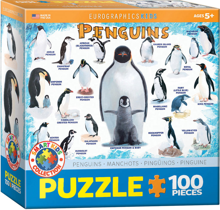 Puzzle: Educational Charts for Kids - Penguins - for just $10.99! 