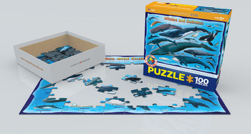 Puzzle: Educational Charts for Kids - Whales & Dolphins - for just $10.99! 