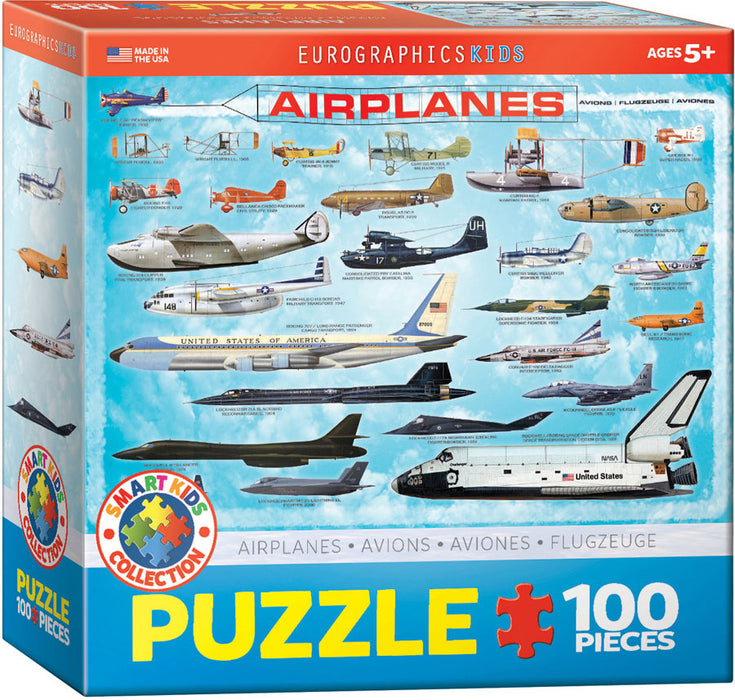 Puzzle: Educational Charts for Kids - History of Aviation - for just $10.99! 