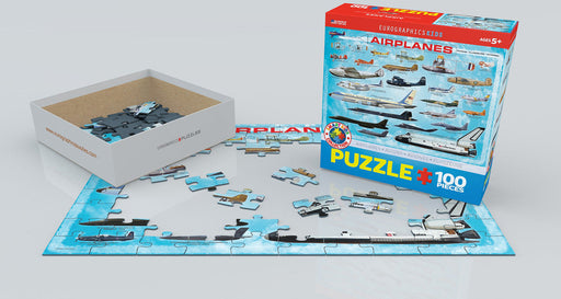 Puzzle: Educational Charts for Kids - History of Aviation - for just $10.99! 