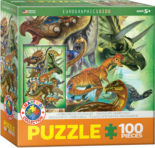Puzzle: Natural History Charts - Herbivorous Dinosaurs - for just $10.99! 