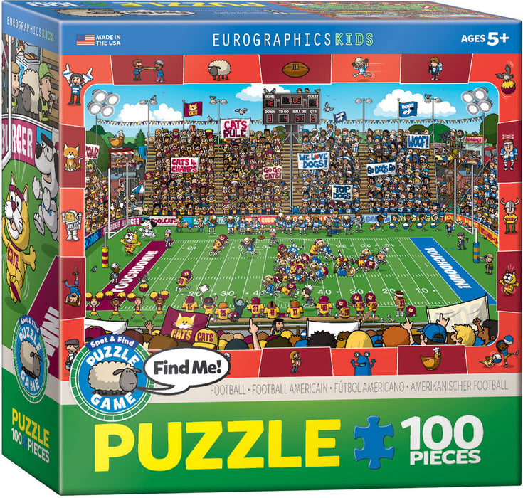 Puzzle: Spot & Find Puzzle Game - Spot & Find Football - for just $10.99! 