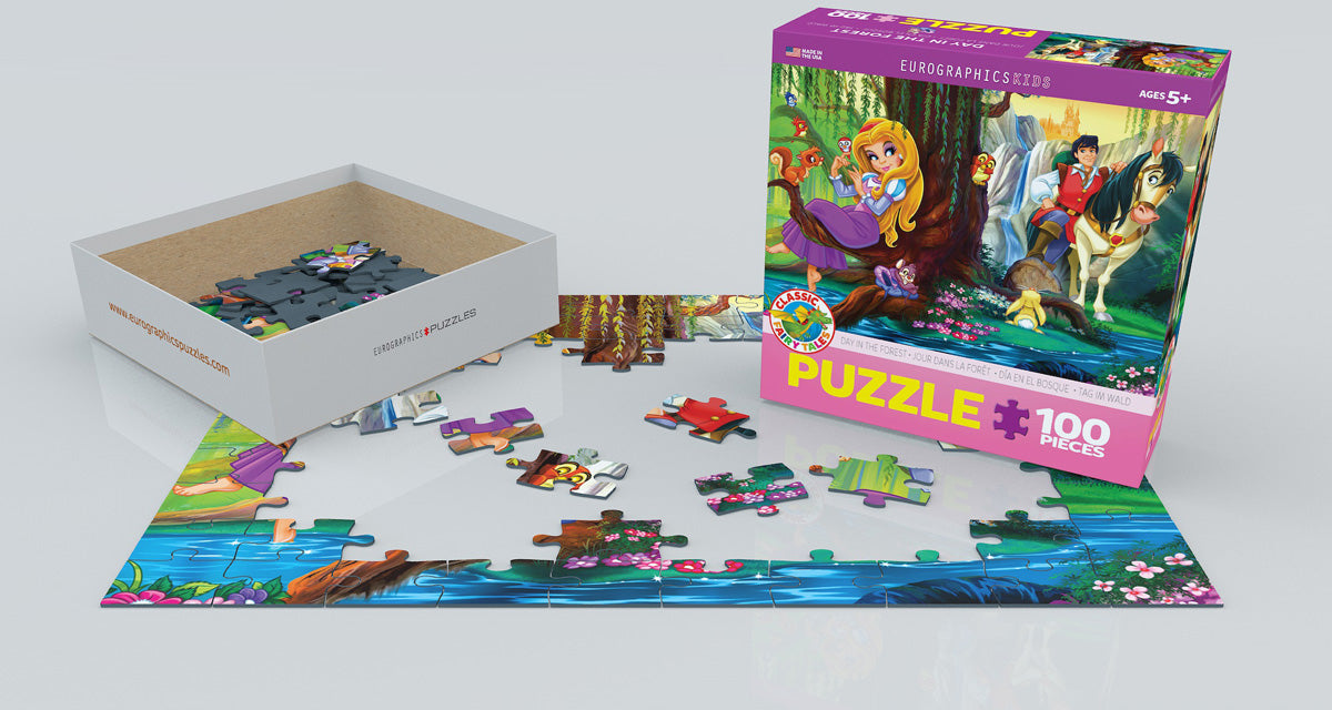 Puzzle: Classic Fairy Tales - Day in the Forest - for just $10.99! 
