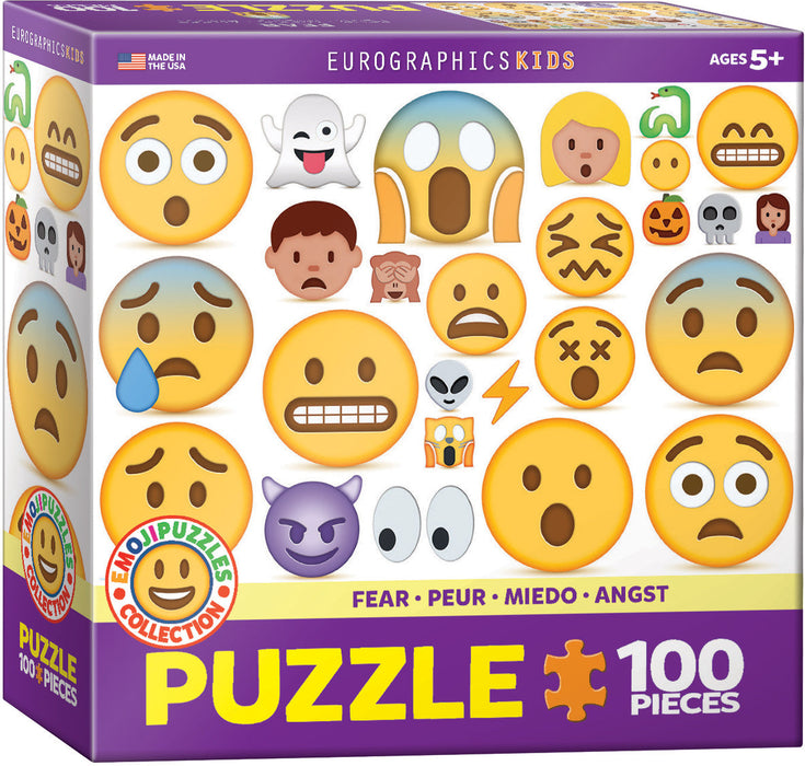 Puzzle: Emojipuzzles - Fear - for just $10.99! 