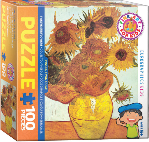 Puzzle: Fine Art Masterpieces - Twelve Sunflowers by Vincent Van Gogh - for just $10.99! 