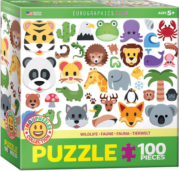Puzzle: Emojipuzzles - Emojipuzzle-Wild Animals - for just $10.99! 