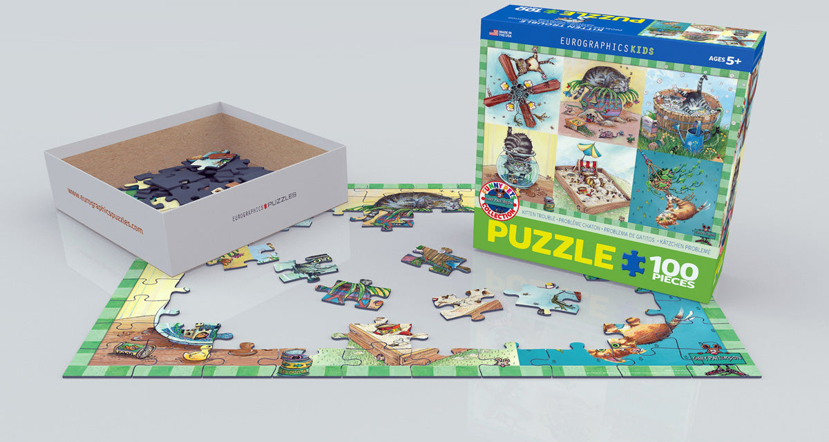 Puzzle: Kids Puzzles - Kitten Trouble by Gary Patteson - for just $10.99! 