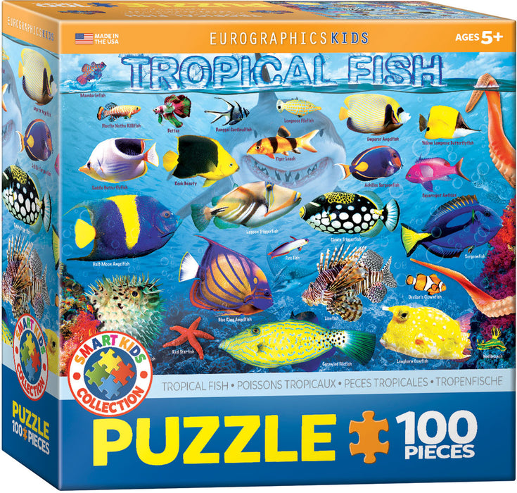 Puzzle: Educational Charts for Kids - Tropical Fish - for just $10.99! 