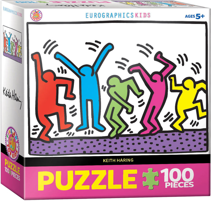 Puzzle: Fine Art For Kids - Dancing by Keith Haring - for just $10.99! 