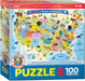 Puzzle: Educational Charts for Kids - Illustrated Map of the United States of America - for just $10.99! 