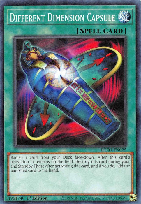 Different Dimension Capsule [EGO1-EN025] Common - for just $0.10! 