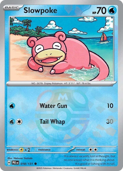 Slowpoke (018/131) (Master Ball Pattern) [Scarlet & Violet: Prismatic Evolutions] - for just $2.45! 