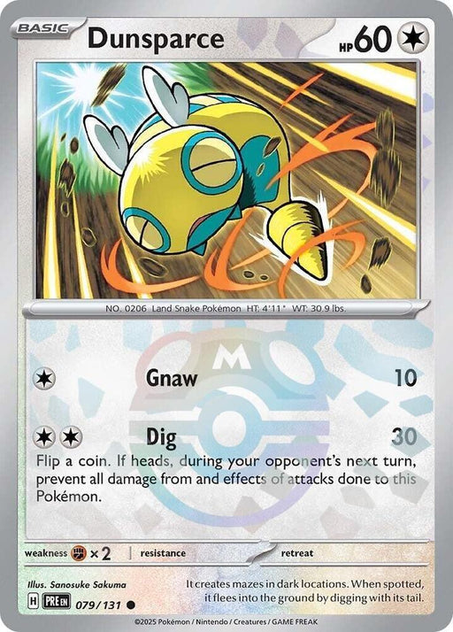 Dunsparce (079/131) (Master Ball Pattern) [Scarlet & Violet: Prismatic Evolutions] - for just $0.75! 