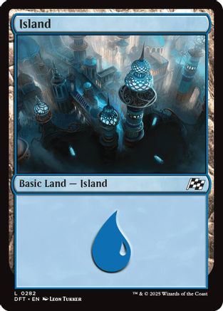 Island (DFT-282) - Aetherdrift Foil - for just $0.05! 