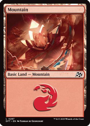 Mountain (DFT-287) - Aetherdrift Foil - for just $0.03! 