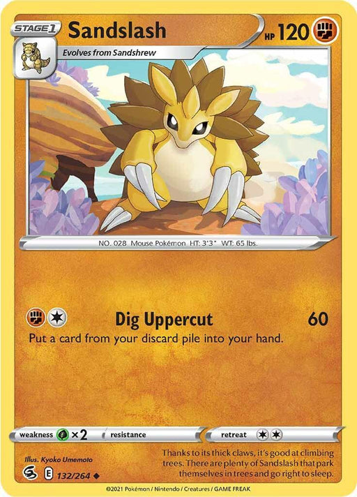 Sandslash (132/264) [Sword & Shield: Fusion Strike] - for just $0.10! 