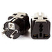 OREI 2 in 1 USA to Europe Adapter Plug (Schuko, Type E/F) - 2 Pack, Black - Just $8.99! Shop now at Retro Gaming of Denver