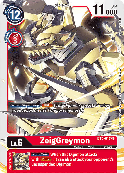 ZeigGreymon [BT5-017] [Battle of Omni] - Just $0.09! Shop now at Retro Gaming of Denver