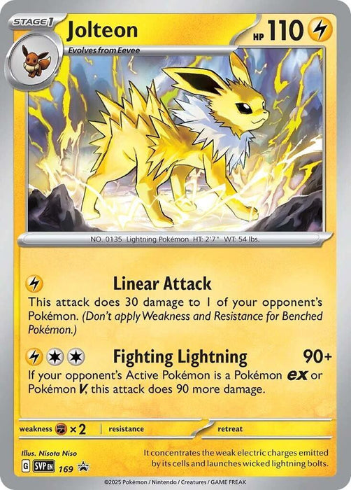 Jolteon (SVP169) [Scarlet & Violet: Black Star Promos] - for just $0.35! 