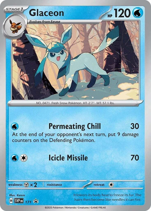 Glaceon (SVP171) [Scarlet & Violet: Black Star Promos] - for just $0.95! 
