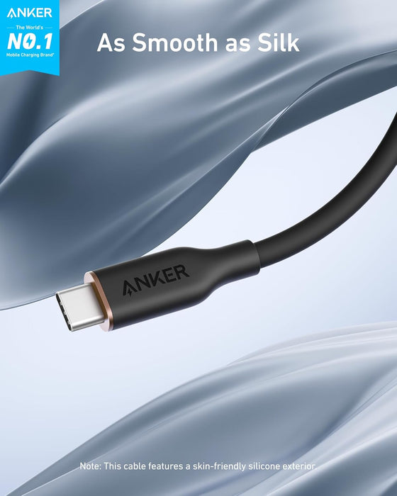 Anker <b>643</b> USB-C to USB-C Cable (Flow, Silicone) - for just $13.99! 