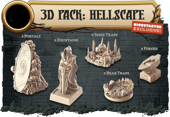 Massive Darkness 2: 3D Pack - Hellscape - for just $79.99! 
