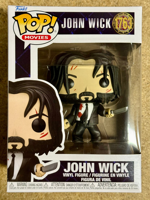 Funko Pop! Movies Bloody John Wick With Knives #1763 Chapter 4 2024 - for just $13! 