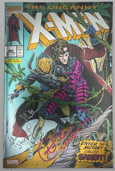[Double Signed by Alison Sealy-Smith | Aj LoCasio] [Foil] Uncanny X-Men #266 Unknown Comics Exclusive Facsimile Edition Var [IN STOCK] - for just $120! 