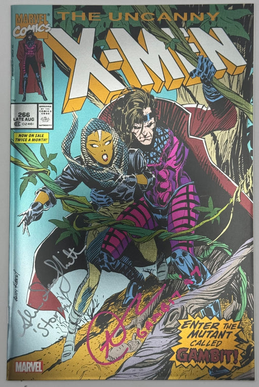 [Double Signed by Alison Sealy-Smith | Aj LoCasio] [Foil] Uncanny X-Men #266 Unknown Comics Exclusive Facsimile Edition Var [IN STOCK] - for just $120! 