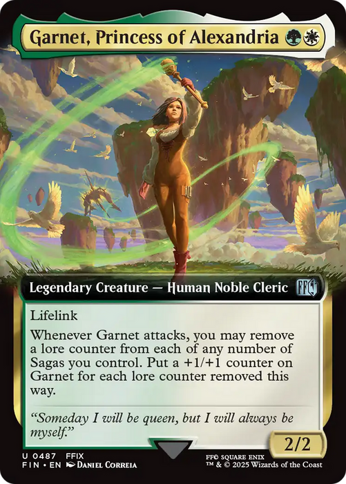 Garnet, Princess of Alexandria (FIN-487) - FINAL FANTASY: (Extended Art) Foil - for just $6.52! 