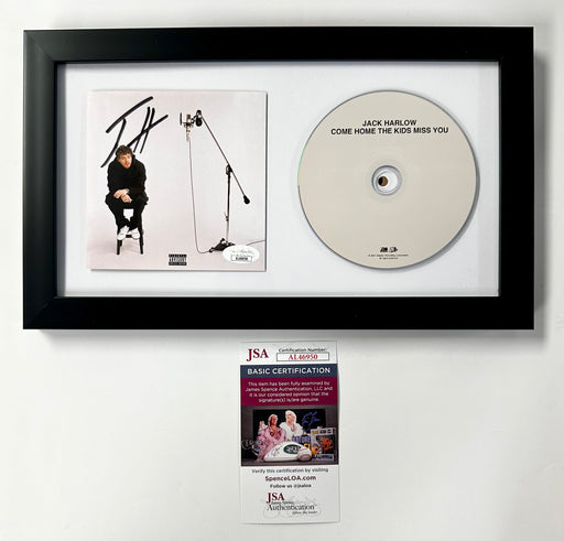 Framed Jack Harlow Signed Come Home The Kids Miss You CD Booklet With JSA COA - for just $150! 
