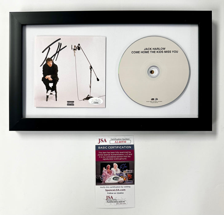 Framed Jack Harlow Signed Come Home The Kids Miss You CD Booklet With JSA COA - for just $150! 