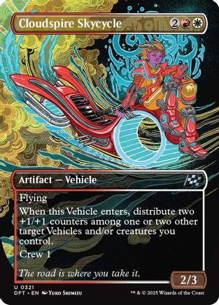 Cloudspire Skycycle (DFT-321) - Aetherdrift (Borderless) - for just $0.03! 