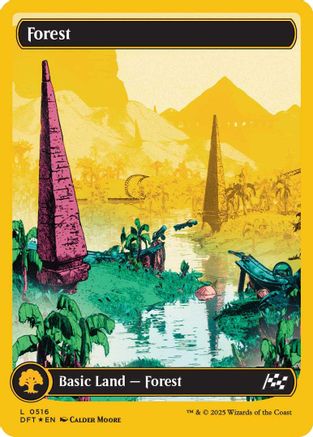 Forest (DFT-516) - Aetherdrift: (Full Art) Foil - for just $1.20! 
