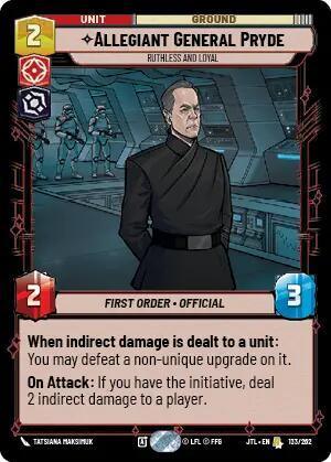Allegiant General Pryde - Ruthless and Loyal (133/257) [Jump to Lightspeed] - for just $0.35! 