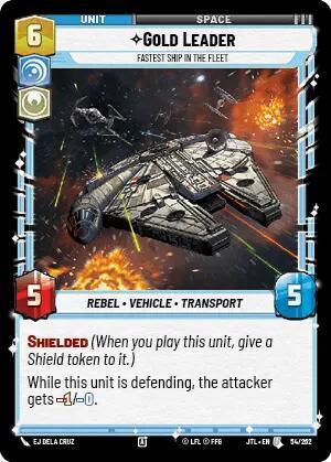 Gold Leader - Fastest Ship in the Fleet (054/257) [Jump to Lightspeed] - for just $0.10! 