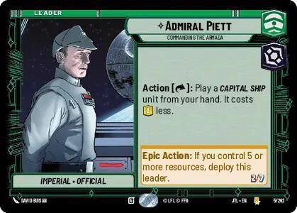 Admiral Piett - Commanding the Armada (005/257) [Jump to Lightspeed] - for just $0.10! 