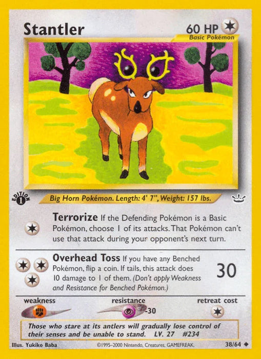 Stantler (38/64) [Neo Revelation 1st Edition] - for just $0.70! 