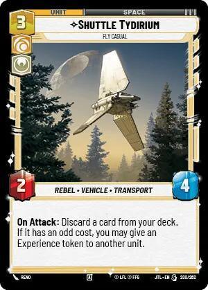Shuttle Tydirium - Fly Casual (200/257) [Jump to Lightspeed] - for just $0.20! 