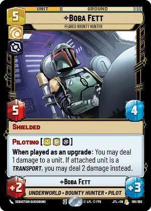 Boba Fett - Feared Bounty Hunter (189/257) [Jump to Lightspeed] - for just $0.25! 