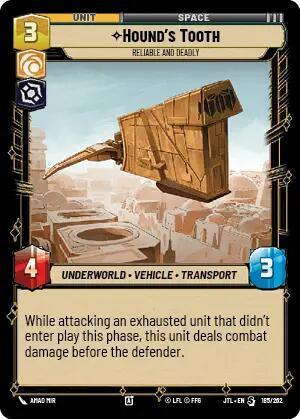 Hound's Tooth - Reliable and Deadly (185/257) [Jump to Lightspeed] - for just $0.30! 