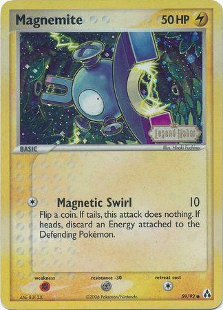Magnemite (59/92) (Stamped) [EX: Legend Maker] - for just $6.55! 