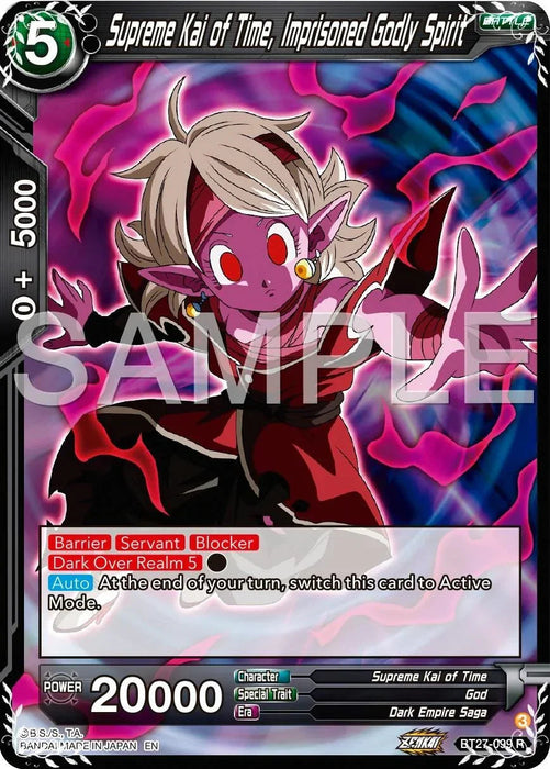 Supreme Kai of Time, Imprisoned Godly Spirit (BT27-099) [History of Z] - for just $0.15! 