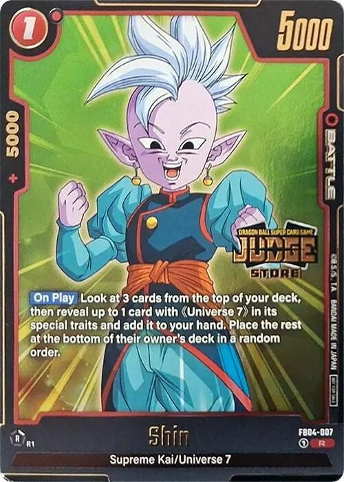 Shin (Judge Pack 03 - Store Judge) [Fusion World Tournament Cards] - for just $0.15! 