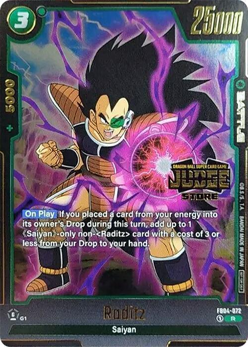 Raditz (Judge Pack 03 - Store Judge) [Fusion World Tournament Cards] - for just $0.25! 