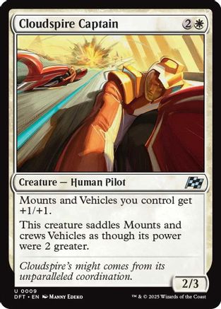 Cloudspire Captain (DFT-009) - Aetherdrift Foil - for just $0.05! 