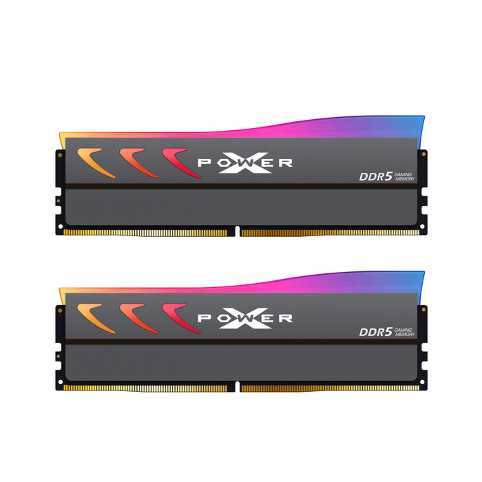 Silicon Power Storm RGB DDR5 6000MT/s (PC5-48000) CL36 32GB(2x16GB) Dual Pack 1.35V Desktop Unbuffered DIMM [Gray] - for just $430.97! 