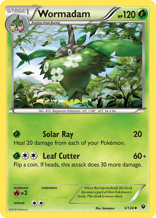 Wormadam (3/124) [XY: Fates Collide] - for just $0.10! 